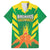 Custom Cricket Windwards Volcanoes Family Matching Short Sleeve Bodycon Dress and Hawaiian Shirt All The Best LAVA Boys
