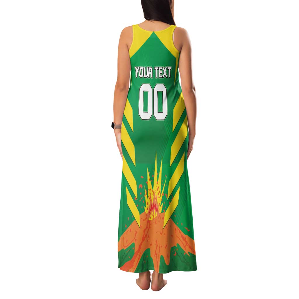 Custom Cricket Windwards Volcanoes Family Matching Tank Maxi Dress and Hawaiian Shirt All The Best LAVA Boys