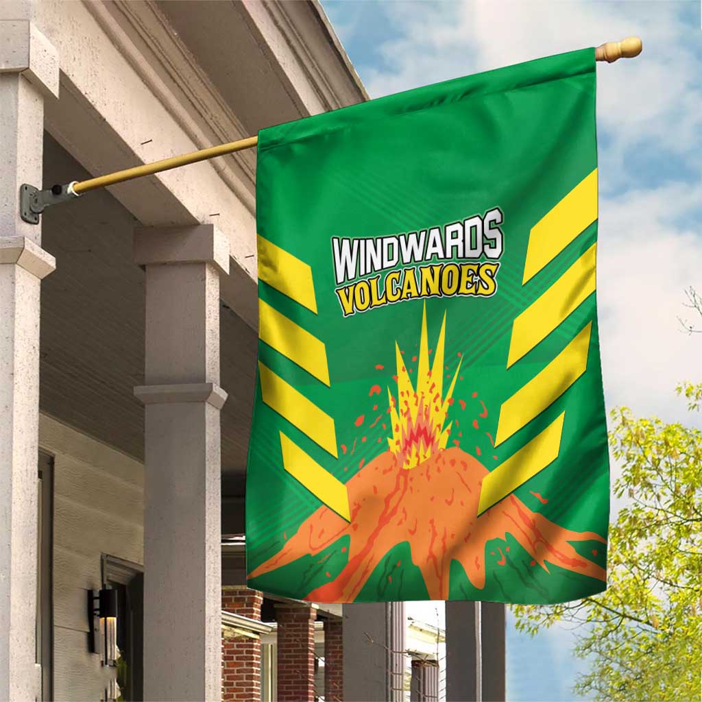 Cricket Windwards Volcanoes Garden Flag All The Best LAVA Boys