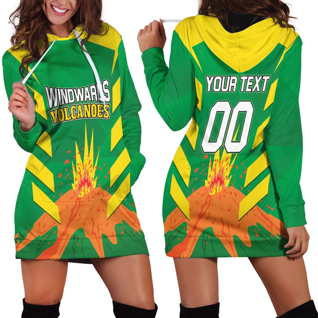 Custom Cricket Windwards Volcanoes Hoodie Dress All The Best LAVA Boys