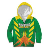 Custom Cricket Windwards Volcanoes Kid Hoodie All The Best LAVA Boys