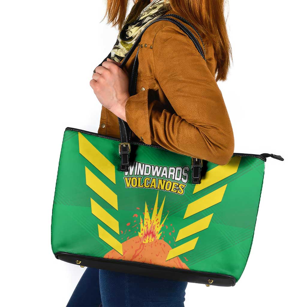 Cricket Windwards Volcanoes Leather Tote Bag All The Best LAVA Boys