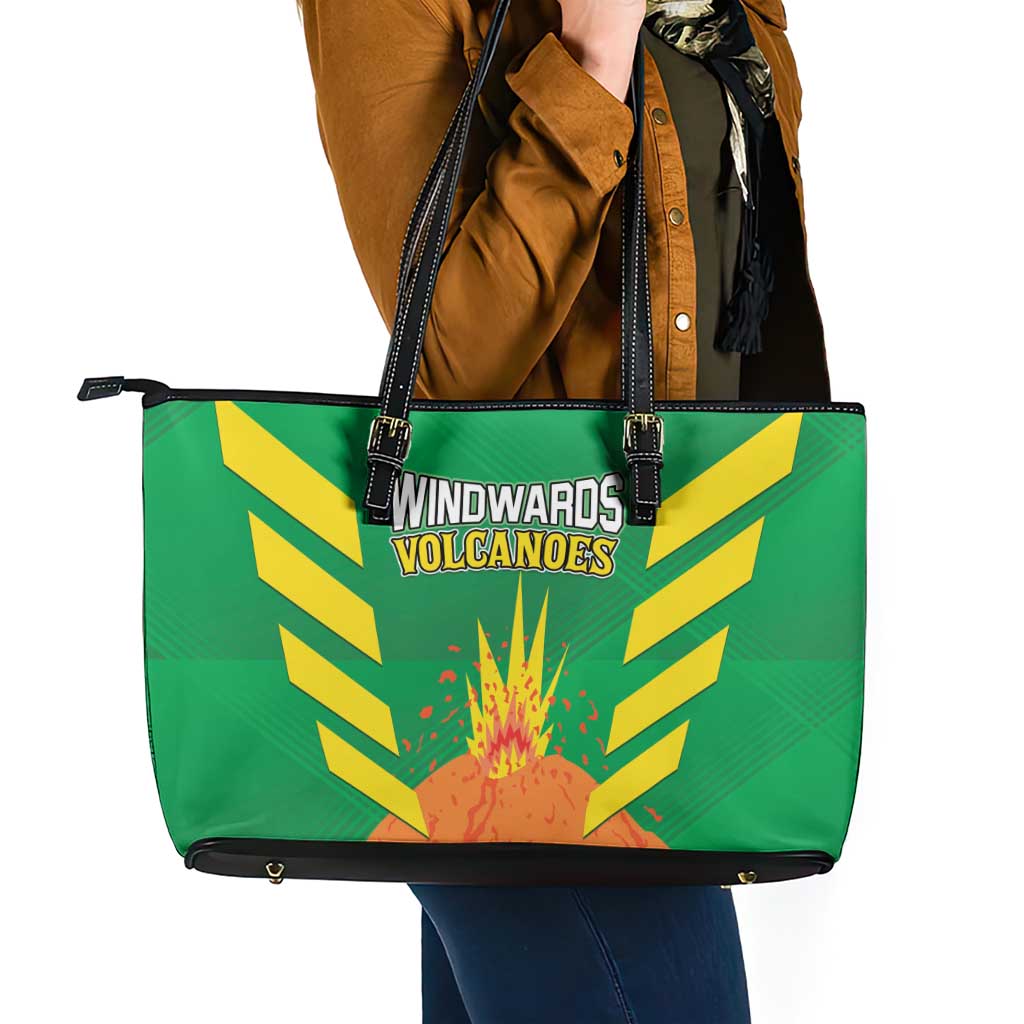 Cricket Windwards Volcanoes Leather Tote Bag All The Best LAVA Boys