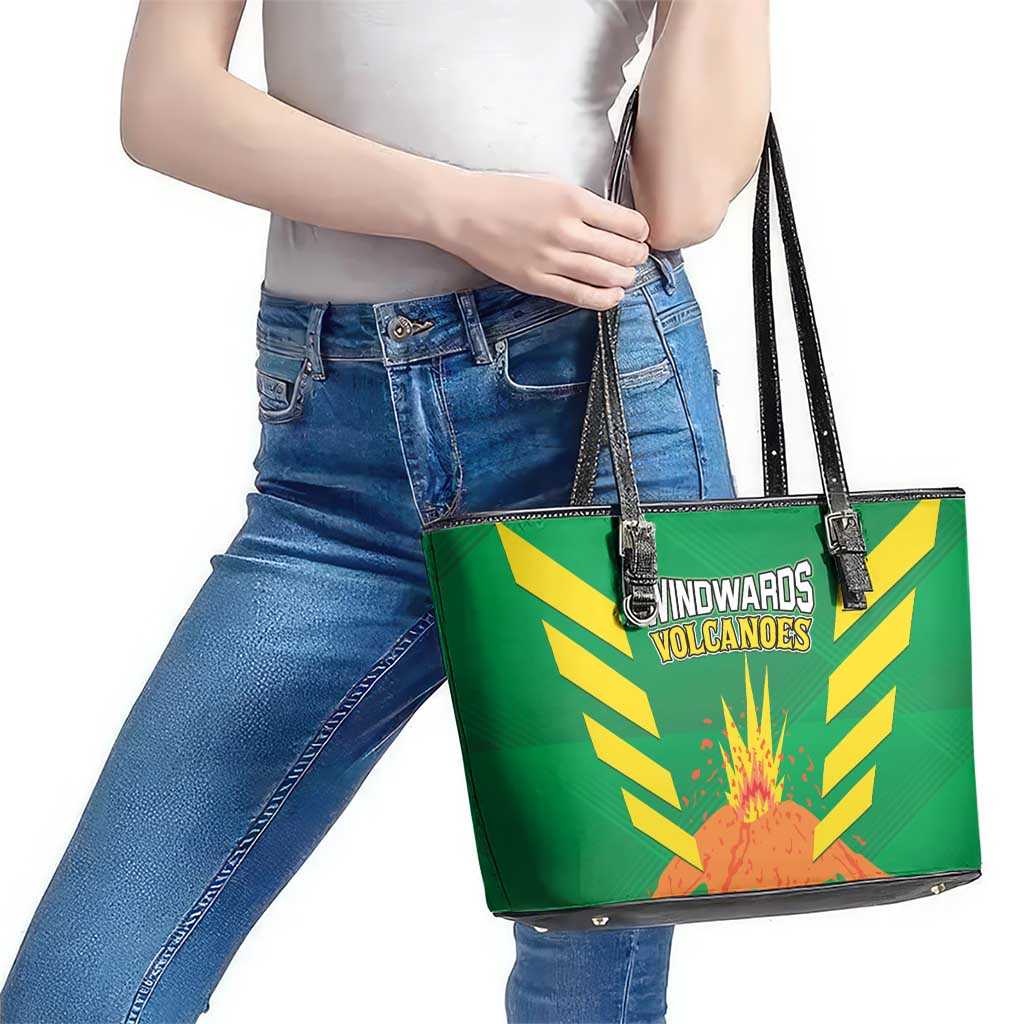 Cricket Windwards Volcanoes Leather Tote Bag All The Best LAVA Boys