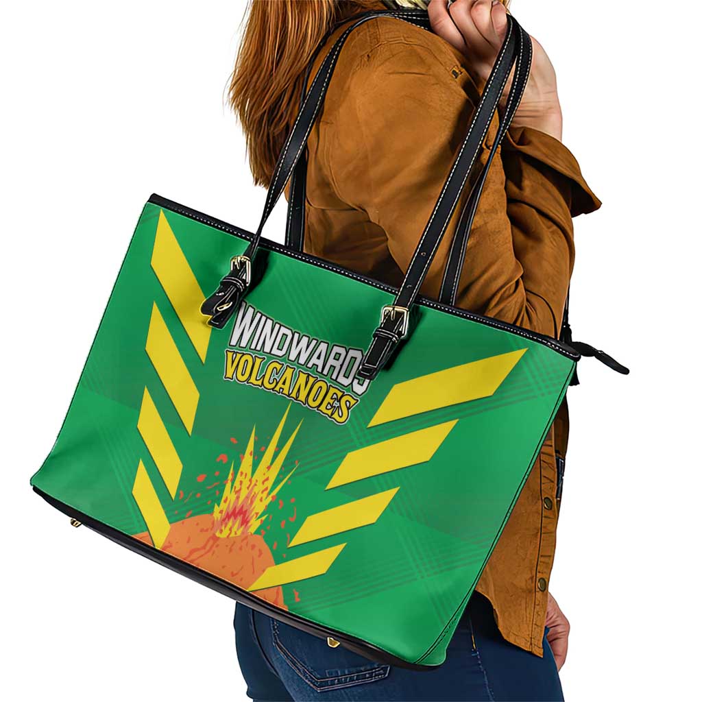 Cricket Windwards Volcanoes Leather Tote Bag All The Best LAVA Boys