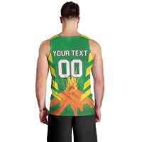 Custom Cricket Windwards Volcanoes Men Tank Top All The Best LAVA Boys