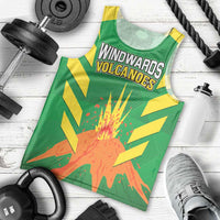 Custom Cricket Windwards Volcanoes Men Tank Top All The Best LAVA Boys