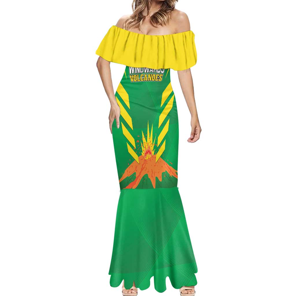 Custom Cricket Windwards Volcanoes Mermaid Dress All The Best LAVA Boys