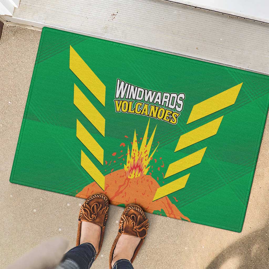 Cricket Windwards Volcanoes Rubber Doormat All The Best LAVA Boys
