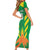 Custom Cricket Windwards Volcanoes Short Sleeve Bodycon Dress All The Best LAVA Boys