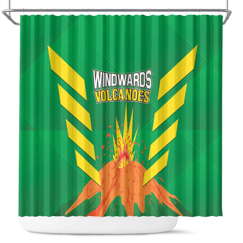 Cricket Windwards Volcanoes Shower Curtain All The Best LAVA Boys