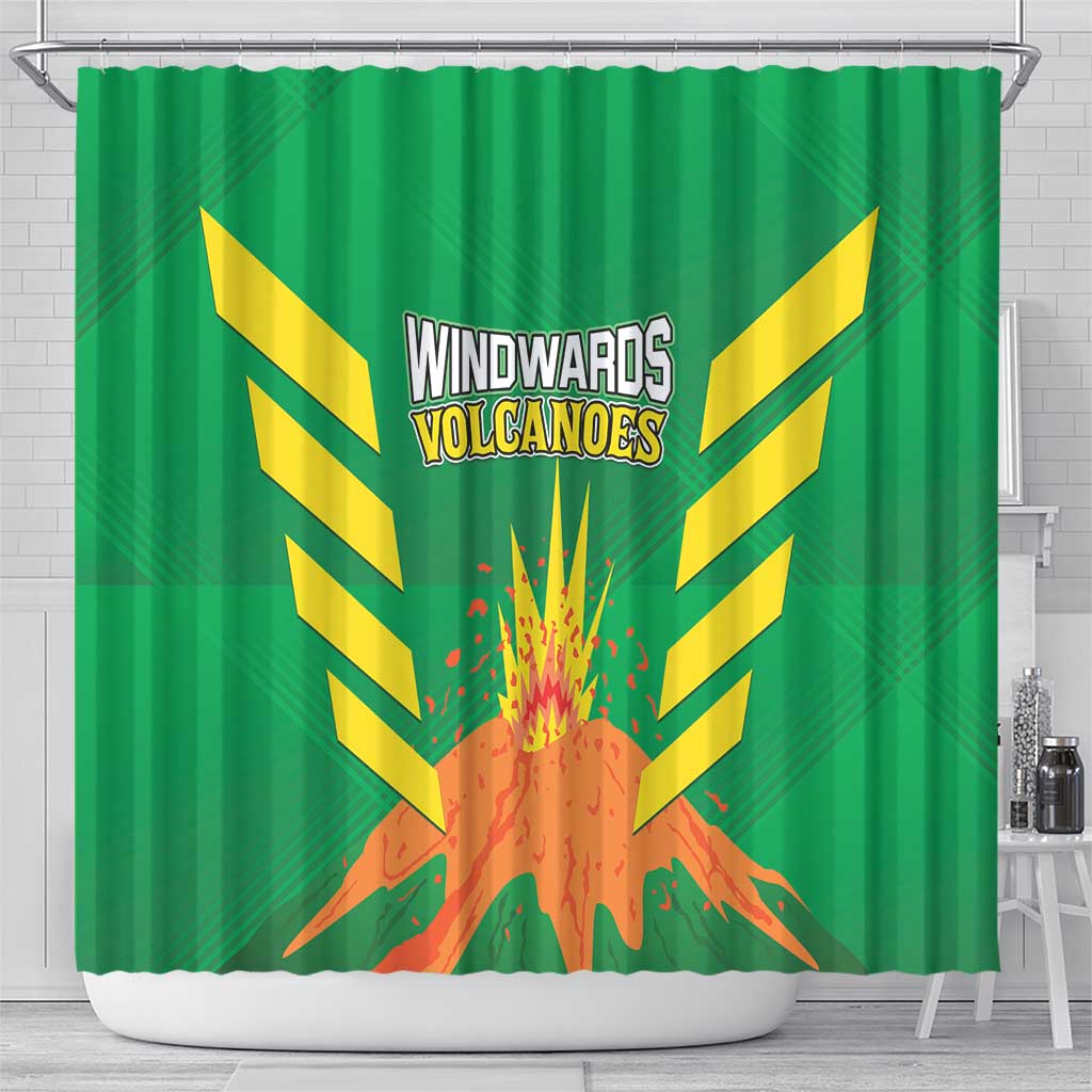 Cricket Windwards Volcanoes Shower Curtain All The Best LAVA Boys