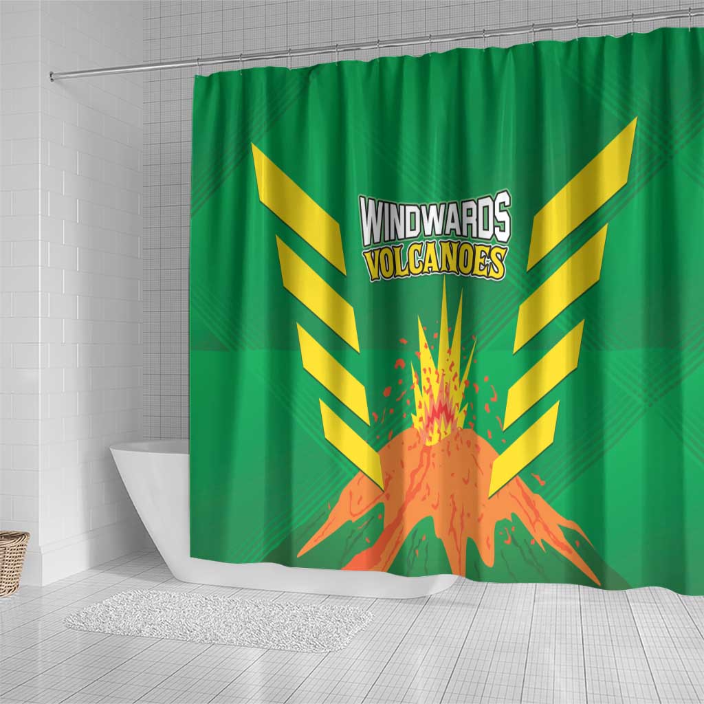 Cricket Windwards Volcanoes Shower Curtain All The Best LAVA Boys