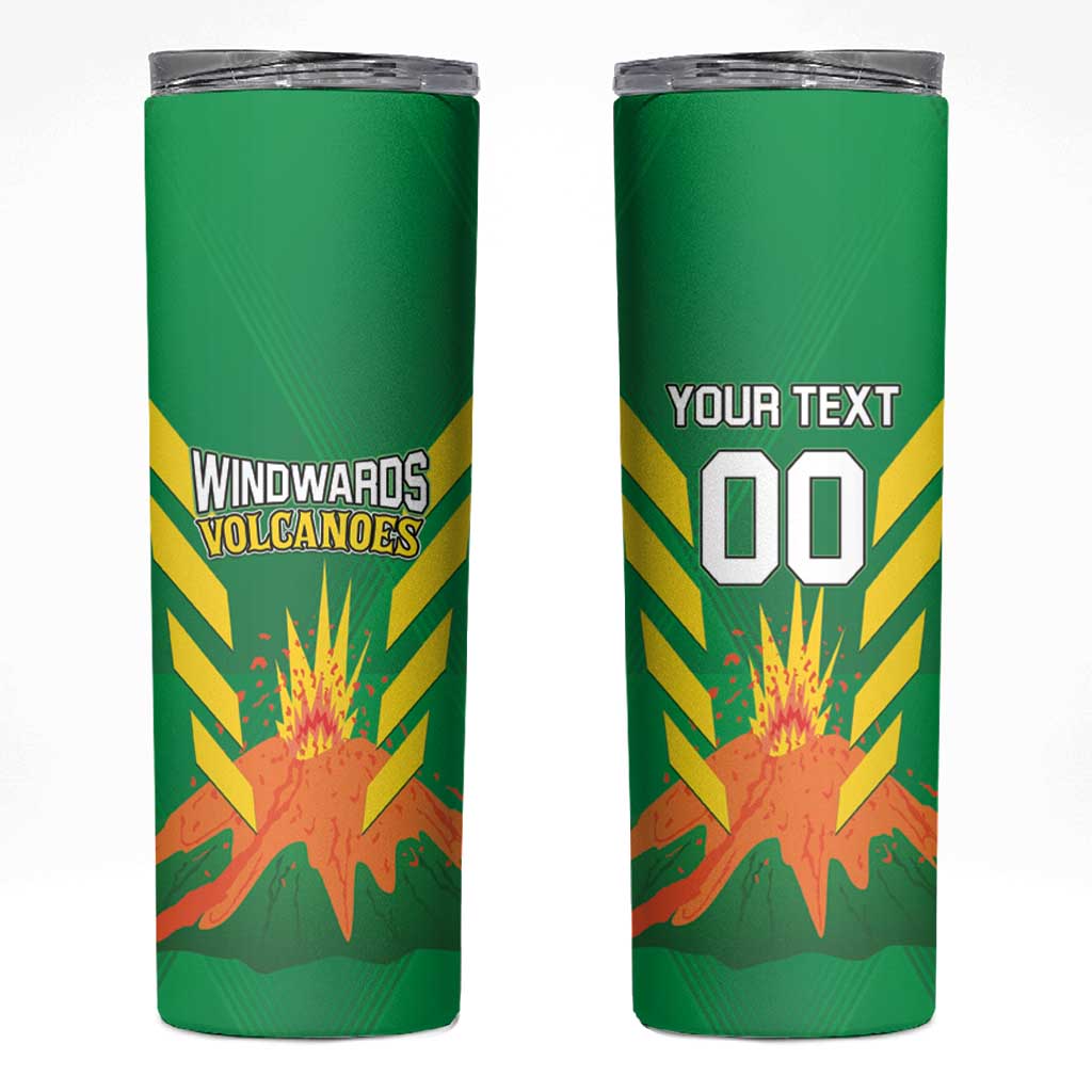 Custom Cricket Windwards Volcanoes Skinny Tumbler All The Best LAVA Boys