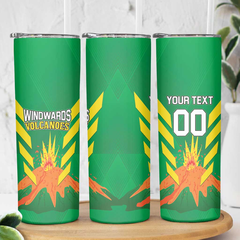 Custom Cricket Windwards Volcanoes Skinny Tumbler All The Best LAVA Boys