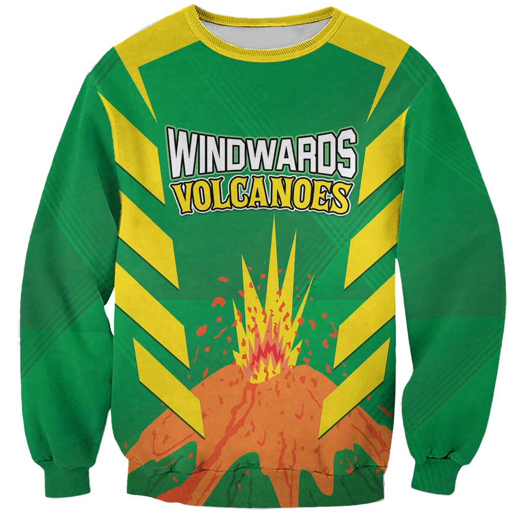 Custom Cricket Windwards Volcanoes Sweatshirt All The Best LAVA Boys