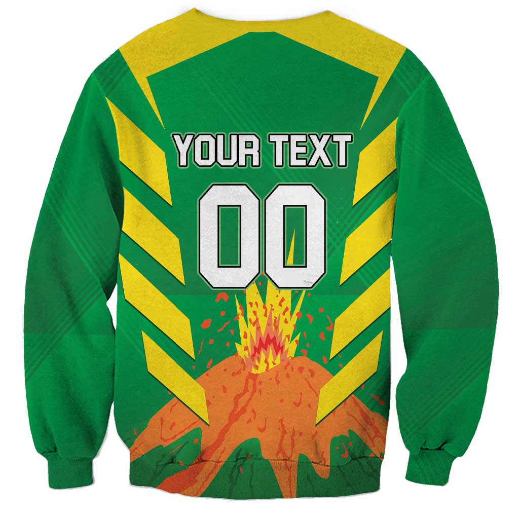 Custom Cricket Windwards Volcanoes Sweatshirt All The Best LAVA Boys