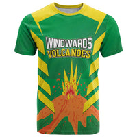Custom Cricket Windwards Volcanoes T Shirt All The Best LAVA Boys