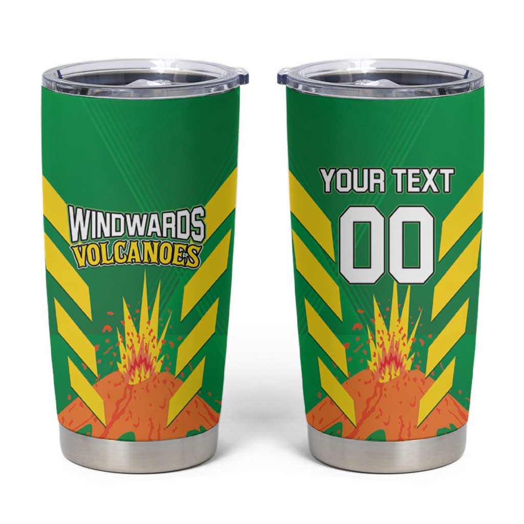 Custom Cricket Windwards Volcanoes Tumbler Cup All The Best LAVA Boys