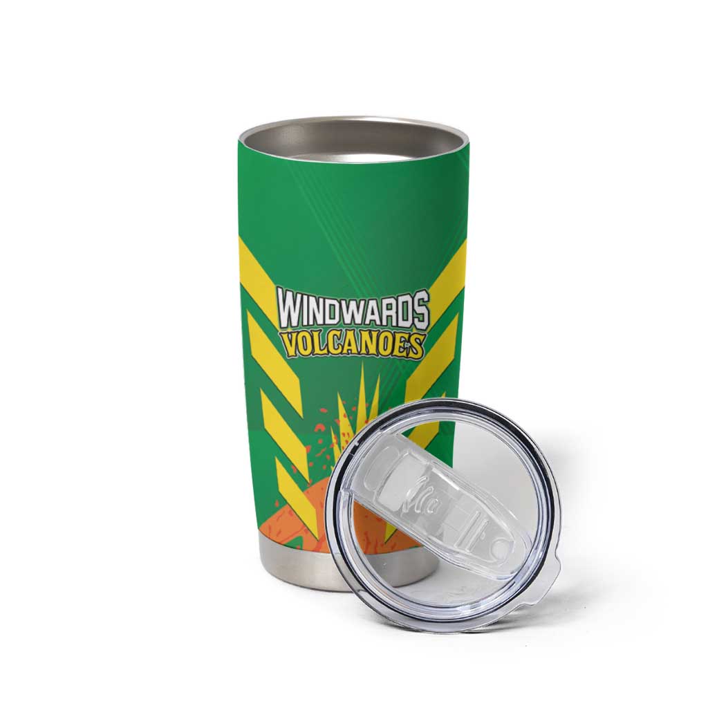 Custom Cricket Windwards Volcanoes Tumbler Cup All The Best LAVA Boys