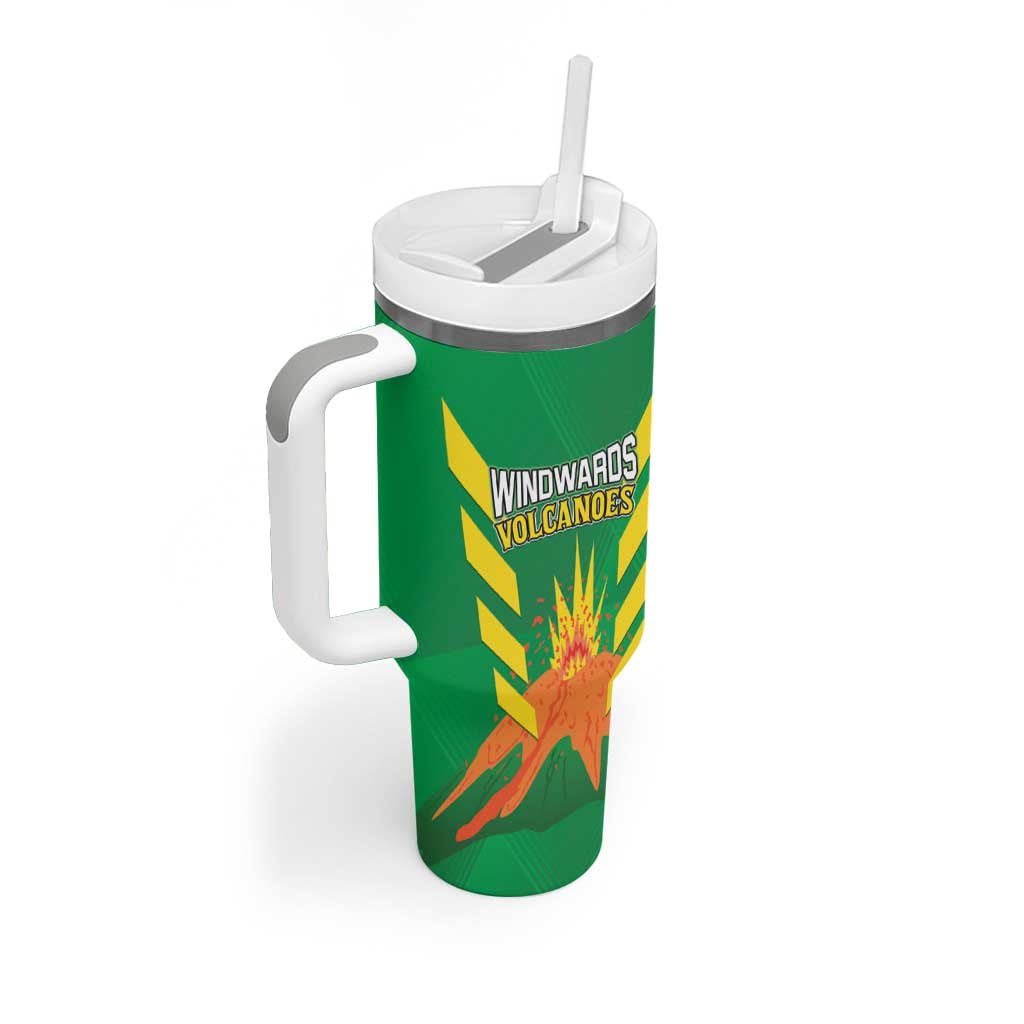 Custom Cricket Windwards Volcanoes Tumbler With Handle All The Best LAVA Boys