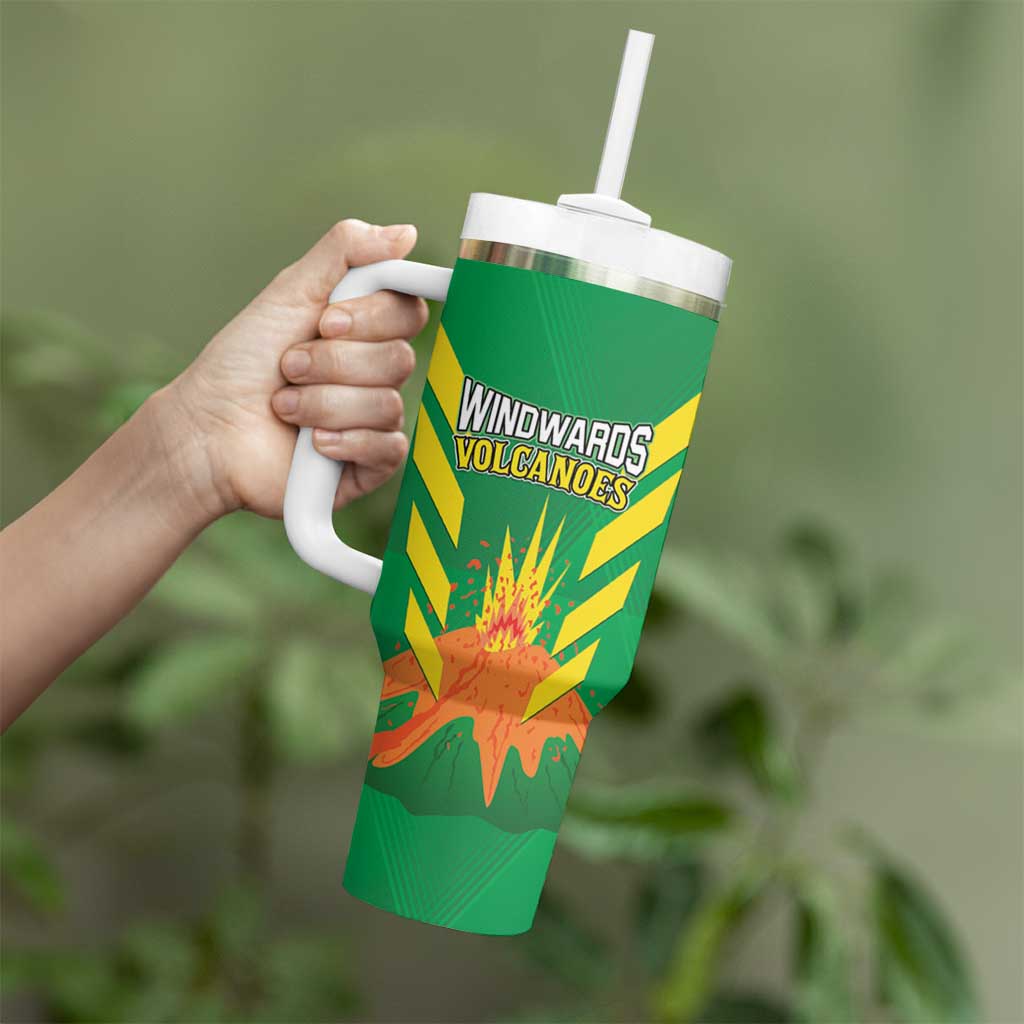 Custom Cricket Windwards Volcanoes Tumbler With Handle All The Best LAVA Boys