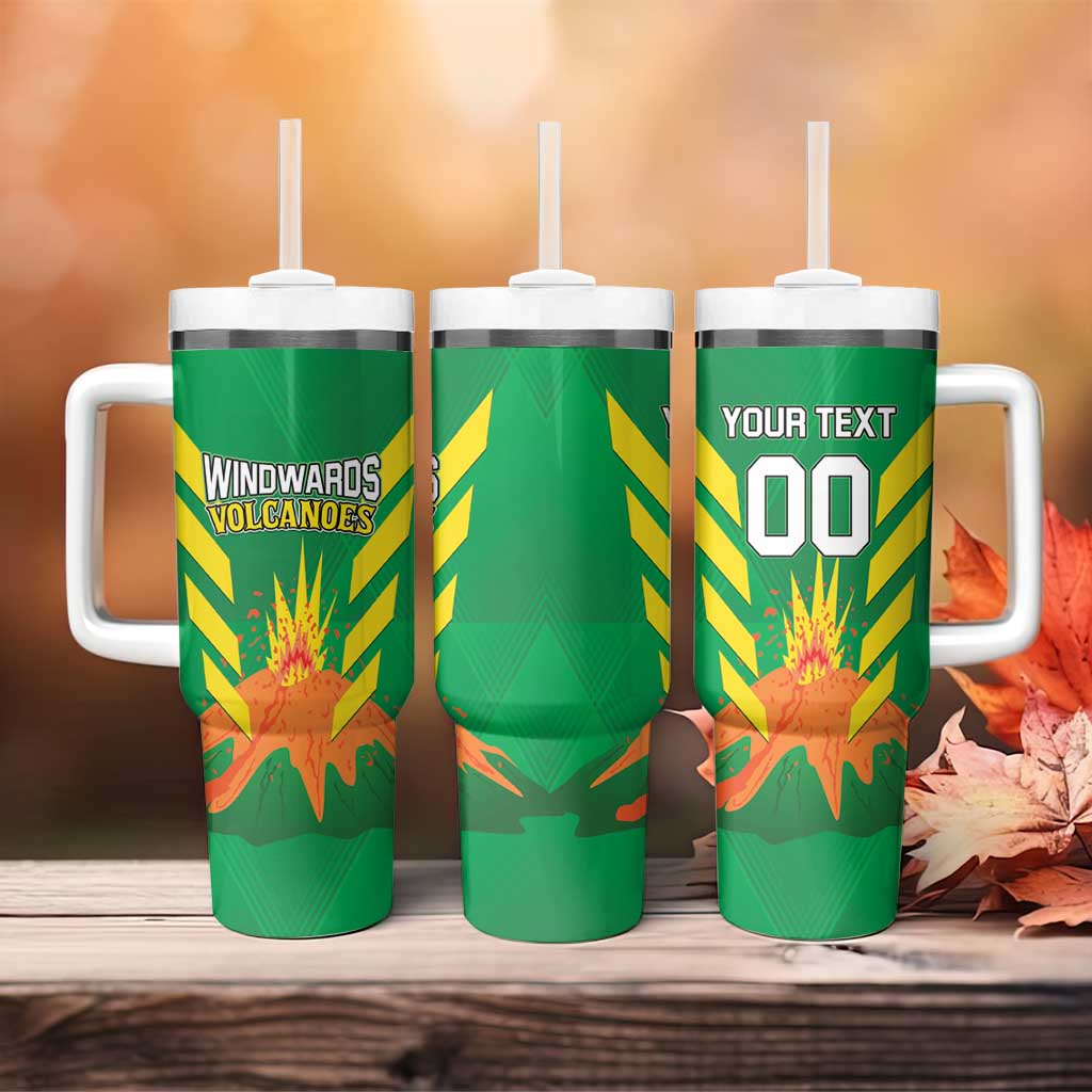 Custom Cricket Windwards Volcanoes Tumbler With Handle All The Best LAVA Boys