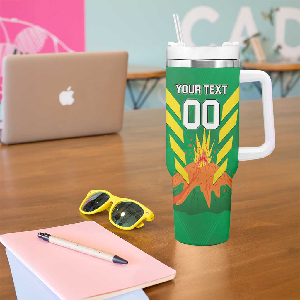 Custom Cricket Windwards Volcanoes Tumbler With Handle All The Best LAVA Boys