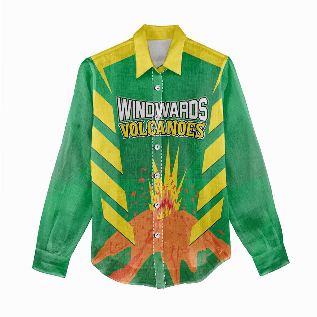 Custom Cricket Windwards Volcanoes Women Casual Shirt All The Best LAVA Boys