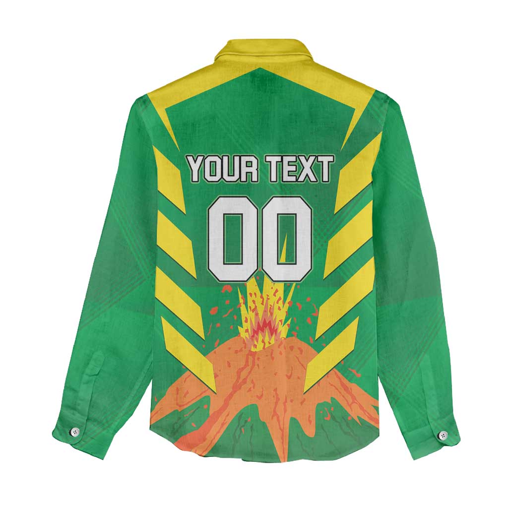Custom Cricket Windwards Volcanoes Women Casual Shirt All The Best LAVA Boys