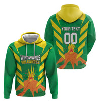 Custom Cricket Windwards Volcanoes Zip Hoodie All The Best LAVA Boys