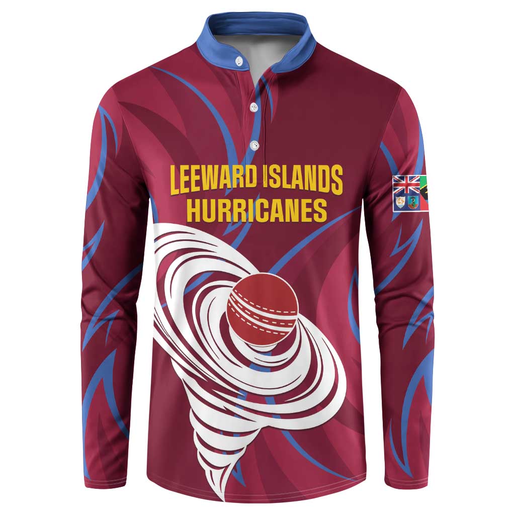 Custom Cricket Leeward Hurricanes Button Sweatshirt Come On Hurricanes Boys