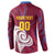 Custom Cricket Leeward Hurricanes Button Sweatshirt Come On Hurricanes Boys