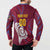 Custom Cricket Leeward Hurricanes Button Sweatshirt Come On Hurricanes Boys