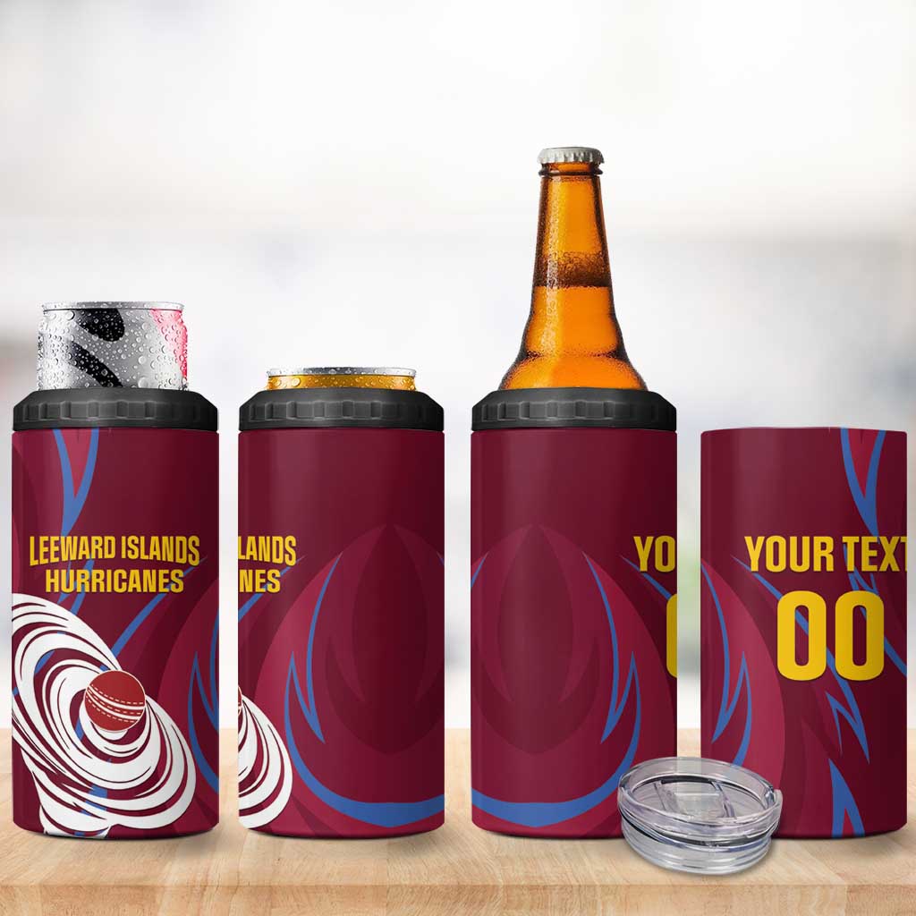 Custom Cricket Leeward Hurricanes 4 in 1 Can Cooler Tumbler Come On Hurricanes Boys