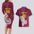 Custom Cricket Leeward Hurricanes Couples Matching Long Sleeve Bodycon Dress and Hawaiian Shirt Come On Hurricanes Boys