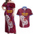 Custom Cricket Leeward Hurricanes Couples Matching Off Shoulder Maxi Dress and Hawaiian Shirt Come On Hurricanes Boys