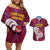 Custom Cricket Leeward Hurricanes Couples Matching Off Shoulder Short Dress and Hawaiian Shirt Come On Hurricanes Boys
