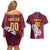 Custom Cricket Leeward Hurricanes Couples Matching Off Shoulder Short Dress and Hawaiian Shirt Come On Hurricanes Boys