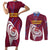 Custom Cricket Leeward Hurricanes Couples Matching Short Sleeve Bodycon Dress and Long Sleeve Button Shirt Come On Hurricanes Boys
