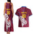 Custom Cricket Leeward Hurricanes Couples Matching Tank Maxi Dress and Hawaiian Shirt Come On Hurricanes Boys