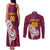 Custom Cricket Leeward Hurricanes Couples Matching Tank Maxi Dress and Long Sleeve Button Shirt Come On Hurricanes Boys