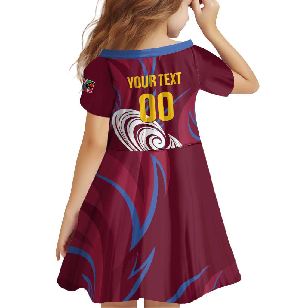 Custom Cricket Leeward Hurricanes Family Matching Long Sleeve Bodycon Dress and Hawaiian Shirt Come On Hurricanes Boys