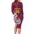 Custom Cricket Leeward Hurricanes Family Matching Long Sleeve Bodycon Dress and Hawaiian Shirt Come On Hurricanes Boys