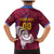 Custom Cricket Leeward Hurricanes Family Matching Mermaid Dress and Hawaiian Shirt Come On Hurricanes Boys