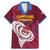 Custom Cricket Leeward Hurricanes Family Matching Mermaid Dress and Hawaiian Shirt Come On Hurricanes Boys