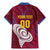 Custom Cricket Leeward Hurricanes Family Matching Mermaid Dress and Hawaiian Shirt Come On Hurricanes Boys