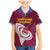 Custom Cricket Leeward Hurricanes Family Matching Mermaid Dress and Hawaiian Shirt Come On Hurricanes Boys