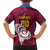 Custom Cricket Leeward Hurricanes Family Matching Puletasi and Hawaiian Shirt Come On Hurricanes Boys