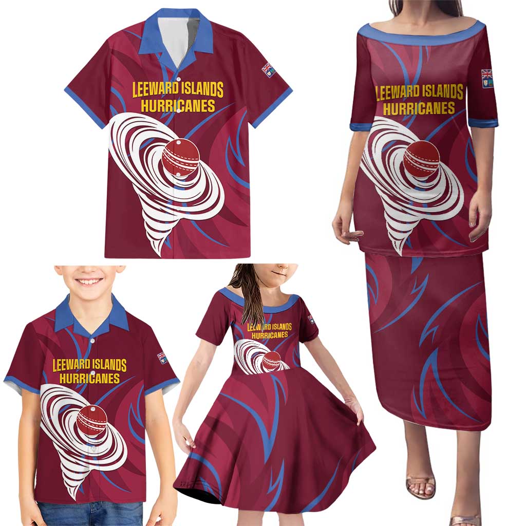 Custom Cricket Leeward Hurricanes Family Matching Puletasi and Hawaiian Shirt Come On Hurricanes Boys